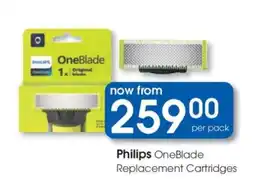Clicks Philips OneBlade Replacement Cartridges offer