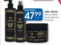 Clicks Jabu Stone African Black Soap Haircare Products offer