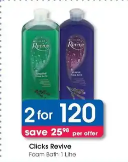 Clicks Clicks Revive offer