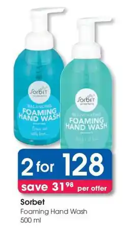 Clicks Sorbet Foaming Hand Wash offer