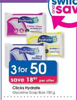 Clicks Clicks Hydrate offer