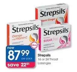 Clicks STREPSILS offer