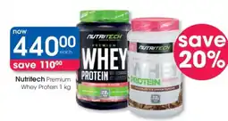 Clicks Nutritech Premium Whey Protein 1 kg offer