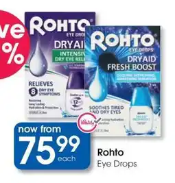Clicks Rohto Eye Drops offer