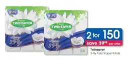 Clicks Twinsaver offer