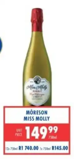 Ultra Liquors Môreson Miss Molly offer