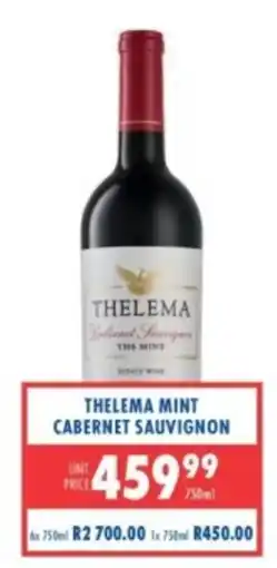 Ultra Liquors Thelema Mint Cabernet Sauvignon offer