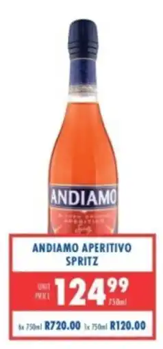Ultra Liquors Andiamo Aperitivo Spritz offer