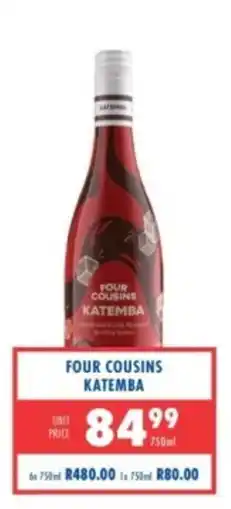 Ultra Liquors Four Cousins Katemba offer
