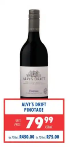 Ultra Liquors ALVI'S DRIFT PINOTAGE offer