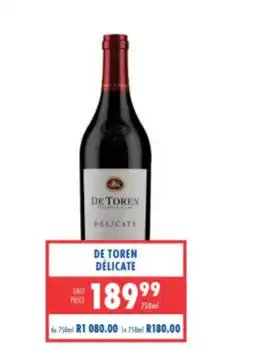 Ultra Liquors De Toren Délicate offer