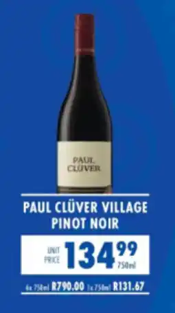 Ultra Liquors Paul Cluver Village Pinot Noir offer