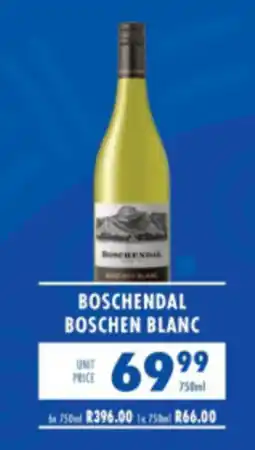 Ultra Liquors Boschendal Boschen Blanc offer