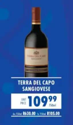 Ultra Liquors Terra Del Capo Sangiovese offer