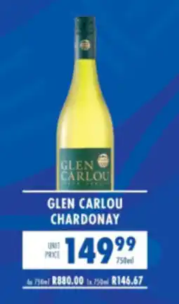 Ultra Liquors Glen Carlou Chardonnay offer