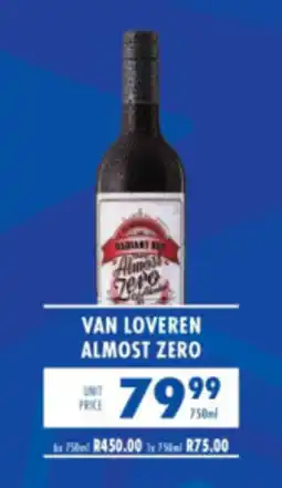 Ultra Liquors Van Loveren Almost Zero offer