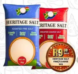 Take 'n Pay Heritage Salt Fine/Coarse offer