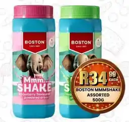 Take 'n Pay Boston mmmshake assorted offer