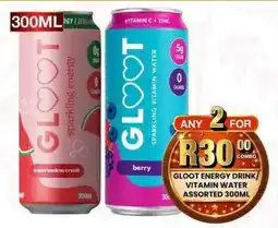 Take 'n Pay GLOOT ENERGY DRINK/VITAMIN WATER ASSORTED offer