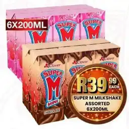 Take 'n Pay Super M Milkshake Assorted offer