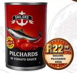 Take 'n Pay SAILORS PILCHARDS IN TOMATO SAUCE offer