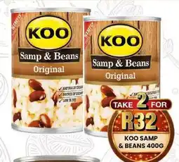 Take 'n Pay KOO Samp & Beans Original offer