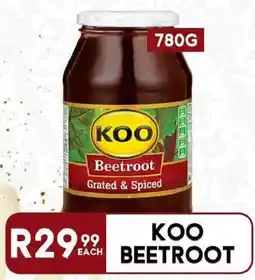 Take 'n Pay KOO Beetroot Grated & Spiced offer