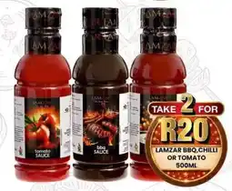 Take 'n Pay Lamzar BBQ, Chilli or Tomato offer