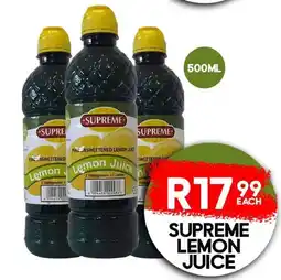 Take 'n Pay Supreme Lemon Juice offer