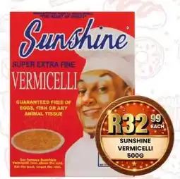 Take 'n Pay Sunshine Vermicelli offer