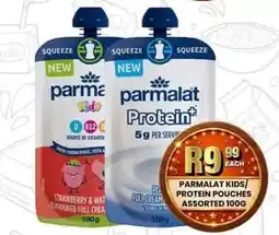 Take 'n Pay Parmalat Kids/Protein Pouches Assorted offer