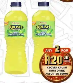 Take 'n Pay Clover Krush Fruit Drink Assorted offer