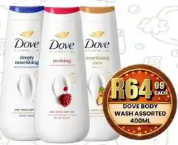 Take 'n Pay Dove Body Wash Assorted offer