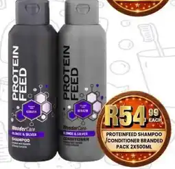 Take 'n Pay ProteinFeed Shampoo/ Conditioner Branded Pack offer