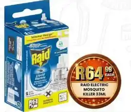 Take 'n Pay Raid Electric Mosquito Killer offer