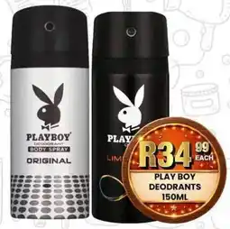Take 'n Pay Play boy deodrants offer