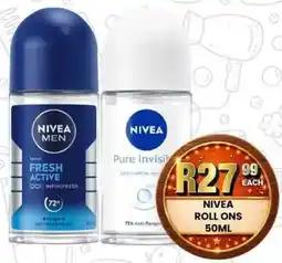 Take 'n Pay Nivea roll ons offer
