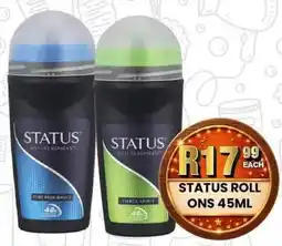 Take 'n Pay Status roll ons offer