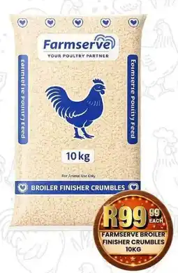 Take 'n Pay Farmserve broiler finisher crumbles offer