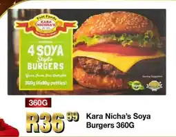 Take 'n Pay Kara Nicha's Soya Burgers offer