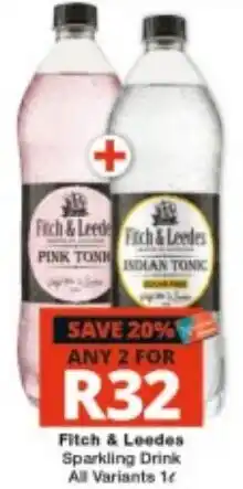 Checkers Fitch & Leedes Sparkling Drink offer