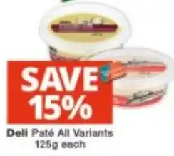 Checkers Deli Paté All Variants offer