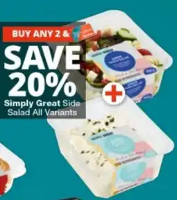 Checkers Simply Great Side Salad All Variants offer
