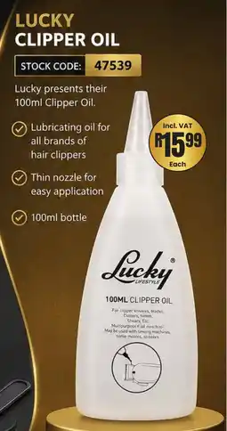 Africa Cash and Carry Lucky clipper oil offer
