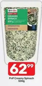 Pick n Pay Pick n pay - creamed spinach offer