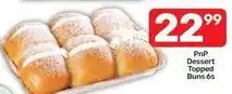 Pick n Pay Dessert topped buns offer