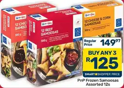 Pick n Pay Hypermarket PnP Frozen Samoosas Assorted offer