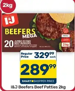 Pick n Pay Hypermarket I&J Beefers Beef Patties offer