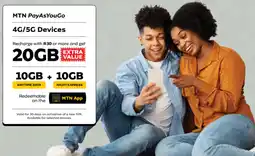 Shoprite MTN PayAsYouGo 4G/5G Devices offer