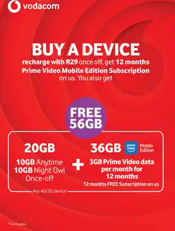 Shoprite Prime Video Mobile Edition offer